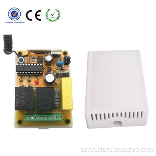 12v/24v remote control garage door receiver alarm system wireless
